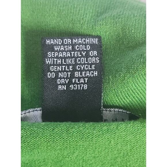 Grace Elements Silk women's Green cardigan puff cap Size XL Office church work - Picture 3 of 5